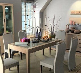 Essence Dinning Room Interior 3d model