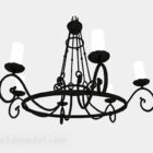European Black And White Chandeliers