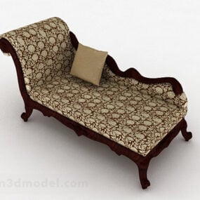 European Lounge Fabric Sofa 3d model
