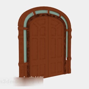 Japanese Wood Portal Gate 3d model
