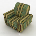 Retro sedia verde europea della mobilia della poltrona