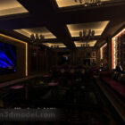European Luxury Refined Bar Interior