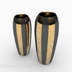 3д модель роскошного украшения вазы