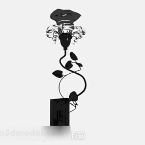 3д модель настенного светильника European Personality Black