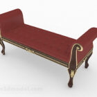 European Red Couch Stool