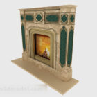 European Retro Fireplace