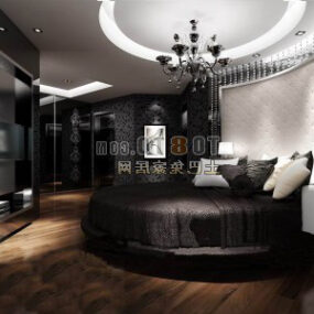 European Style Bedroom V18 Interior 3d model