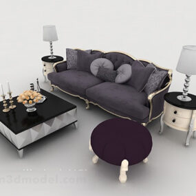 European Style Home Sofa 3d model