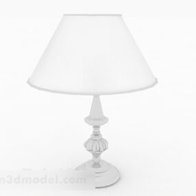 European Style Home Grey Table Lamp 3d model