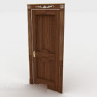 ヨーロピアンスタイルの家のドアの3Dモデル