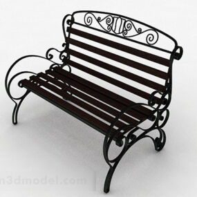European Outdoor Chair Furniture 3d model