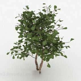 Model 3d Pohon Hias Tanduran Taman