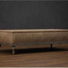 Family Leather Sofa Interior 3d model