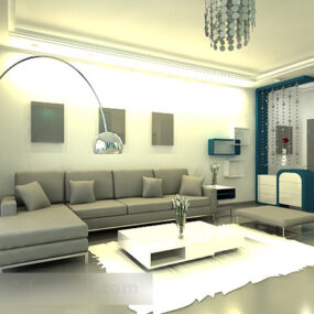 Fashion Living Room Interior 3d model