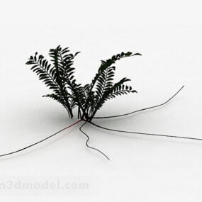 Model 3D rośliny paproci