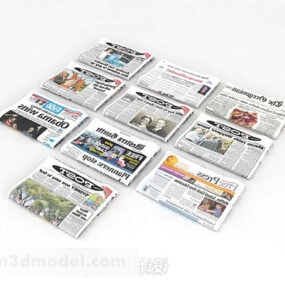 Foreign Newspaper 3d model