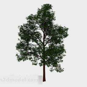 Waldgrüner hoher Baum 3D-Modell