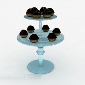 Bonbons Amour Gâteau Entendre Forme modèle 3D