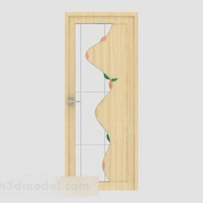 3д модель свежей двери в ванную комнату