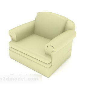 Fresh Green Single Sofa 3d model