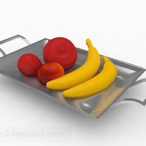 Meyve Tabağı Yemek 3D model