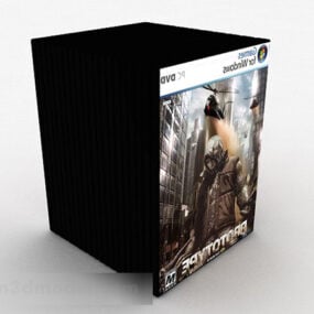 Dvd Player Steel Grey 3d model