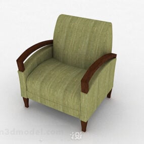 Garden Green Home Single Sofa Furniture 3d model