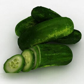 Gherkin Cucumbers 3d model