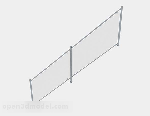 Glass Stair Railing Design Free 3d Model - .Max ...