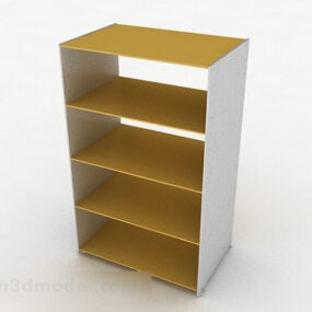 Goose Yellow Kitchen Shelf 3d model