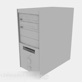 회색 컴퓨터 타워 케이스 3d 모델