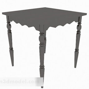 Gray Dining Table 3d model