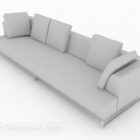 رمادي تصميم الحد الأدنى متعدد مقاعد أريكة