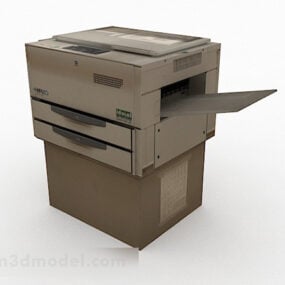 דגם תלת מימד של מדפסת משרד ישנה