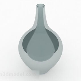 Ornement en céramique Po gris modèle 3D