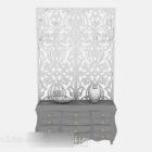Gray Screen Partition Furniture