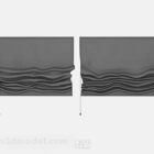 Gray Simple Curtain