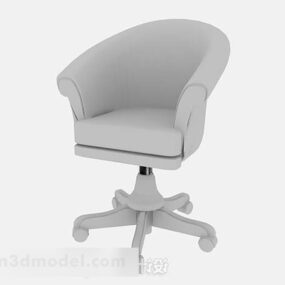 Gray Common Office Chair V1 3d model