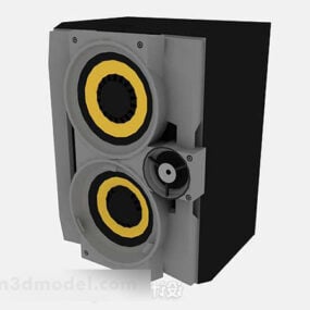 Gray Speaker For Studio 3d model