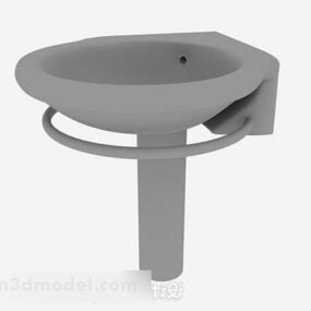 Model Wastafel Toilet 3d