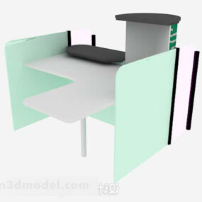 Green Desk 3d model