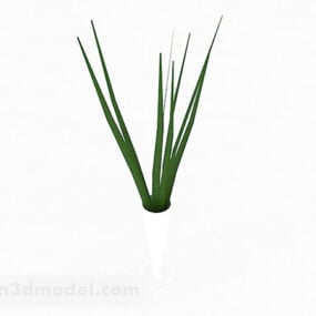 Vaso di fiori verde Decorazioni per la casa Modello 3d