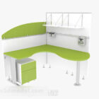 Vihreä tuore minimalistinen työpöytä