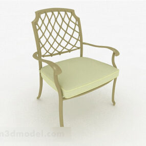 Modello 3d di mobili per sedie per la casa verde