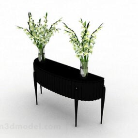 Green Indoor Flower Pot 3d model