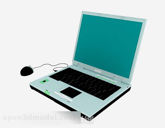 Laptop With Mouse
