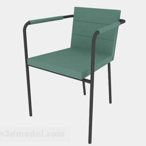 Chaise longue moderne de couleur verte modèle 3D