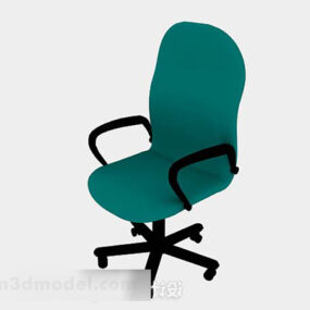 Зелене офісне крісло 3d модель