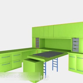 Green Wardrobe Design 3D-malli