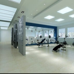 Gym Interior 3d model